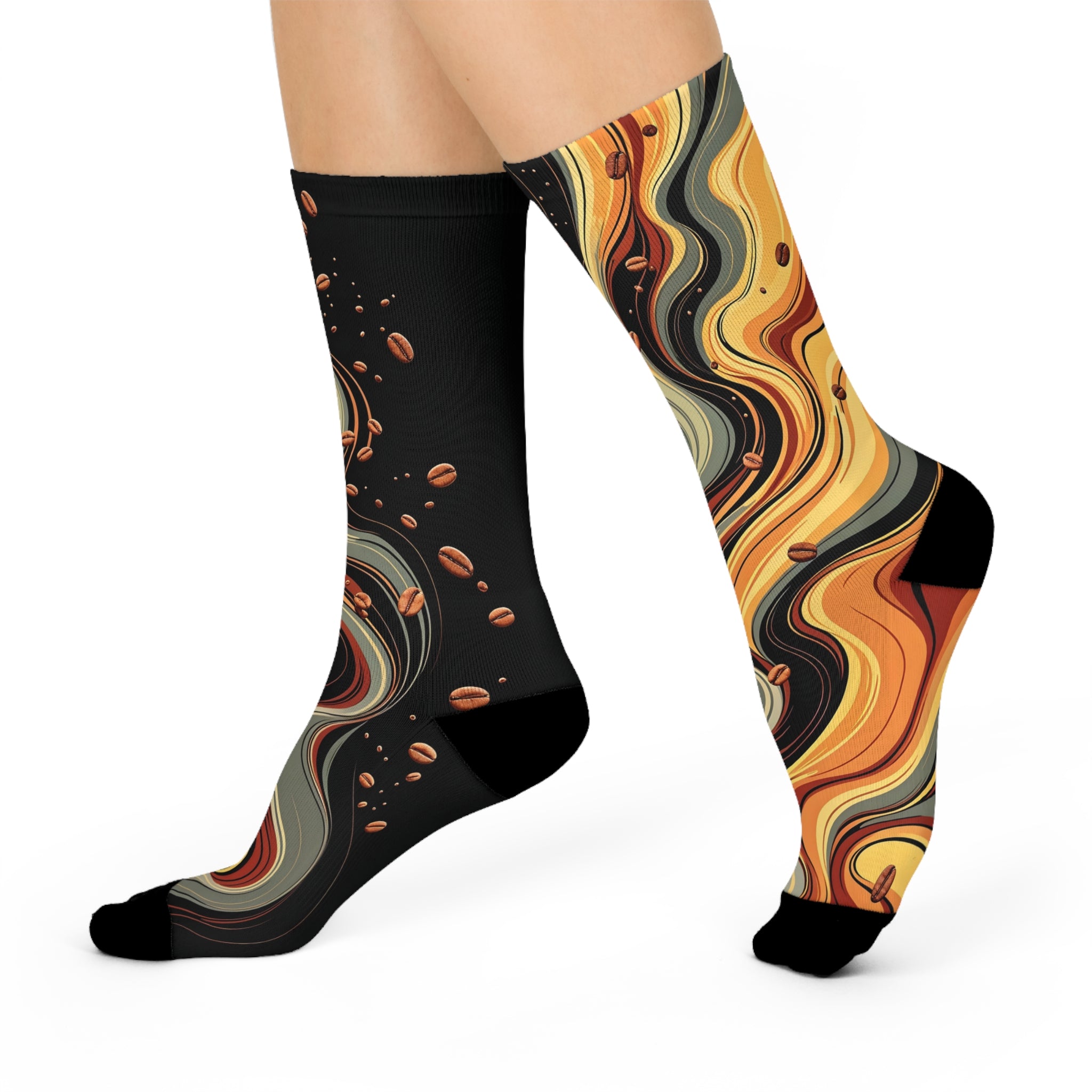 Caffeine Cascade Socks by The Coffee Veteran