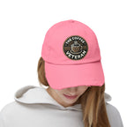 The Coffee Veteran Distressed Cotton Twill Hat (Multiple Colors Avail.)