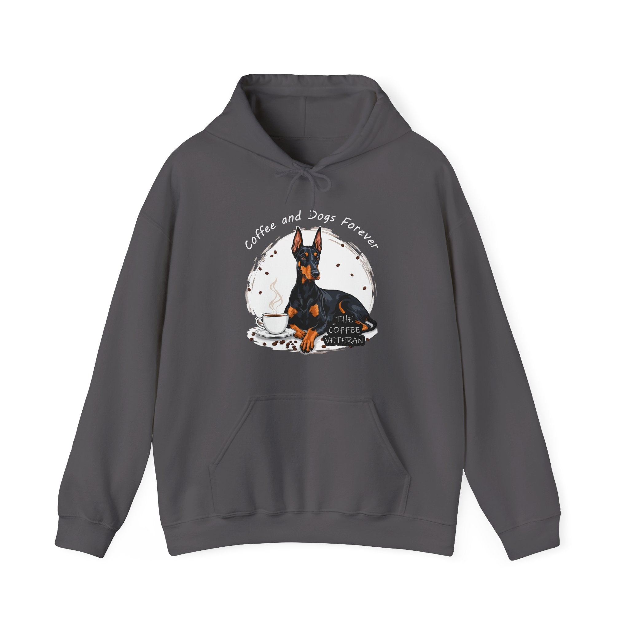 "Coffee and Dogs Forever" Hoodie by The Coffee Veteran