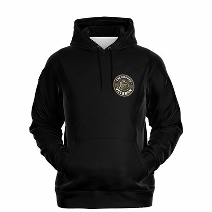 The Coffee Veteran “Caffeinated Always” Dino Hoodie