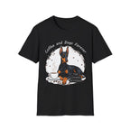 "Coffee and Dogs Forever" T-Shirt by The Coffee Veteran