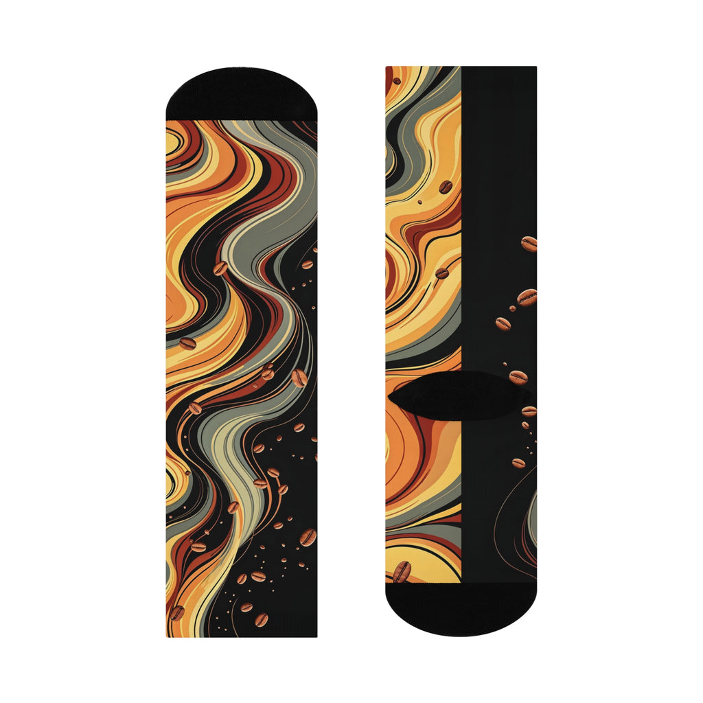 Caffeine Cascade Socks by The Coffee Veteran
