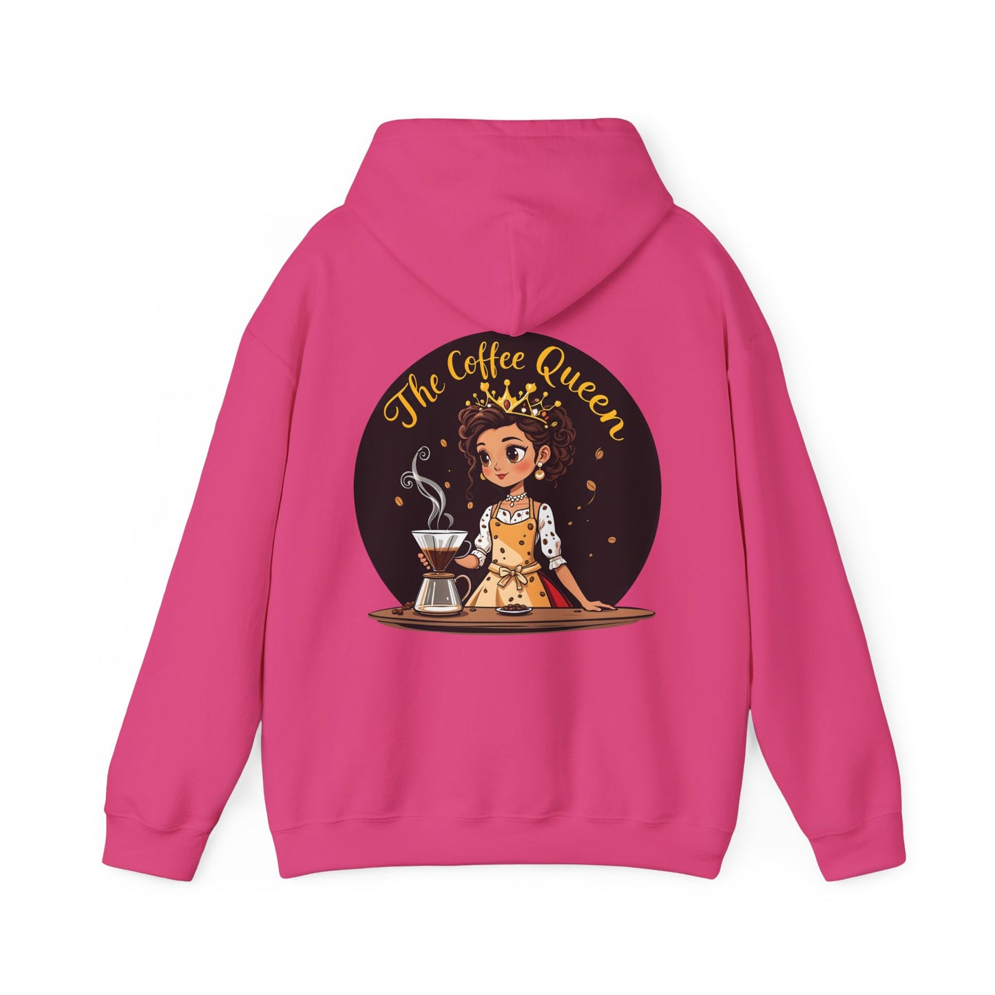 The Coffee Queen Hoodie by The Coffee Veteran – Rule Your Brew with Elegance