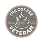The Coffee Veteran Logo Sticker – Wear the Mission. Stick with Purpose.