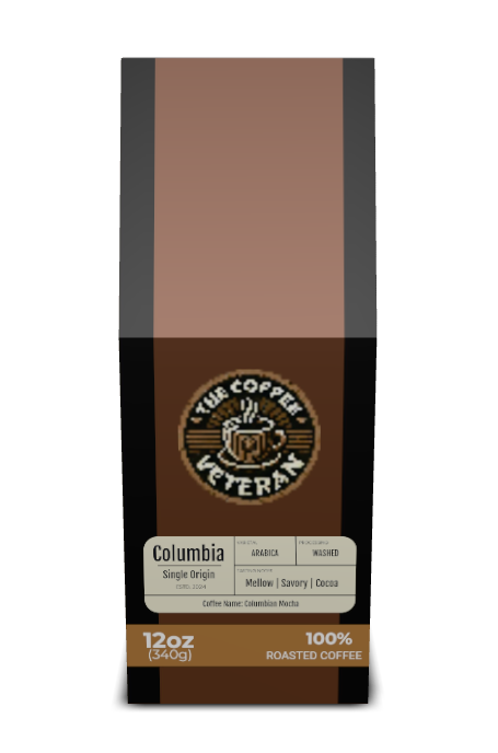 Colombian Mocha Coffee (12oz) (Bean or Grounded)