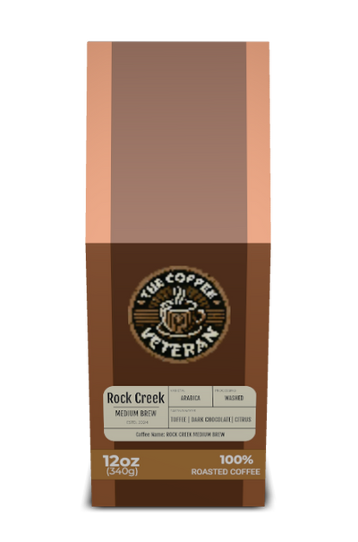 Rock Creek Medium Brew (12oz) (Bean or Grounded)