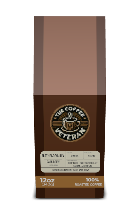Flathead Valley Dark Brew (12oz) (Bean or Grounded)