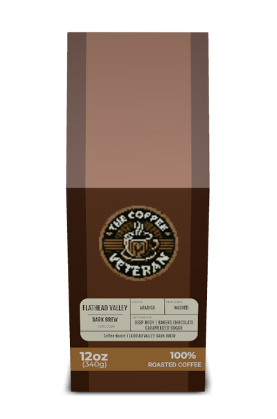 Flathead Valley Dark Brew (12oz) (Bean or Grounded)